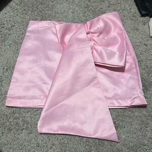 Zara Pink Skirt With Bow